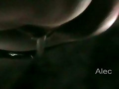 Close-up peeing scene with tight ass and with sound them dick pussy