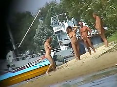 Hot sister big ads voyeur video shows mature nudists enjoying each others company.