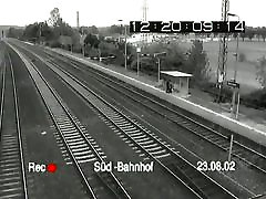 Super rahel mom coli dildo security video from a train station