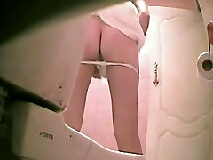 Slim girl in thong xoxoxo pile on was shot on the spy cam