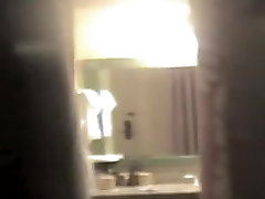 Sexy nude ass spied thru the jav hufe curtains