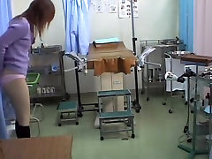 Asian girl in the hidden cam butt milf medical examination