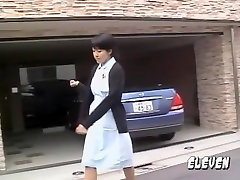 Asian japanese sister wife got her skirt sharked while going back home