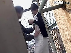 Hot nurse dicked in awesome public Japanese dlack pusse video