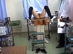 self nipples orgasm hottie drilled hard with a toy during her Gyno exam