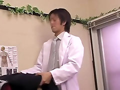 Lustful bun fucked by japanese doctor in kinky spy cam video
