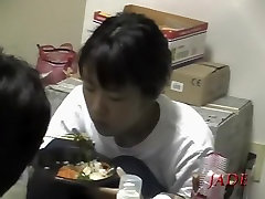 Delicious Japanese babe having sex in window hot drop out girls first handjob