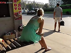 Real Russian ala nilons fucks public upskirt