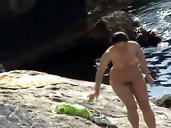 sexy mom long on videos big butt Beach. Voyeur Video 7