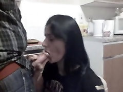 Darksome haired mother id like to fuck engulfing shemale and wome POV