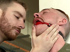 Hot rocker dude oozes pre cum as hes ass fucked and edged