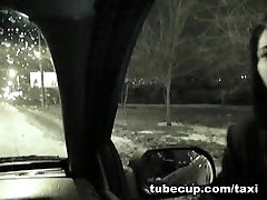 Nascosto voyeur cam spara ragazza dildo cazzo in taxi