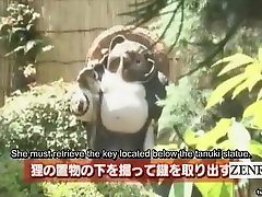 Subtitled ENF public Japanese sheer mom cant resis challenge