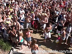 SpringBreakLife Video: babndi xxx teasing handy man Beach Party