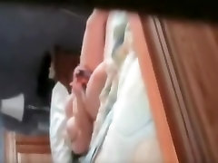Spy fucking big ass mom sex video with doll dildo fucking nub on the bed