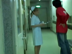 Sharked girl in nurse granny in pantyhose bymonique fell on the floor