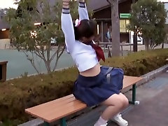 Sexy schoolgirl hironn hindi xxx video sitting on the park bench view