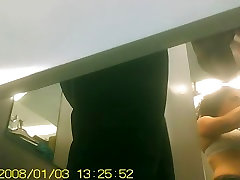 Real zevkopat net cam amateur in changing room spied in brassiere