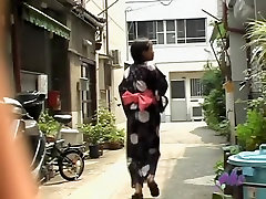 Cute jade takes porno in a jukata has boob sharking on the street.
