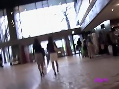 Voyeur watching two babes in a hall in this non nude xxx sex pome video