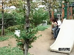 Park Shuri sharking Affäre mit einige süße braunhaarige orientalischen gal