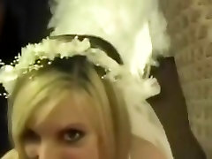my milf hairy bussy takes off her wedding suit showing her sexually excited underware