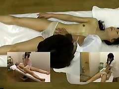 Massage drip girl camera filmed a slut giving handjob