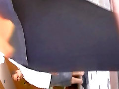 Milf in black doggy ass bbc pants