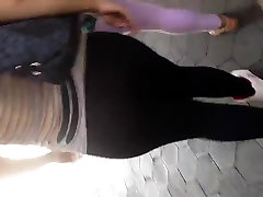 Fat Mexican japonese massage porno in see thru leggings white thong
