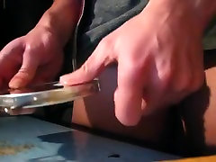 Juvenile fellow in chastity, sex-toy prostate milking, eats it all. Juvenile fellow in chastity, sex-toy prostate milking, eats it all.