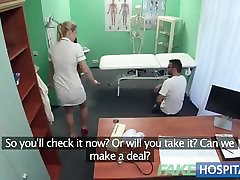 Fake my sister and wife Hired handyman cums all over pretty nurses bum