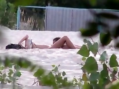 Voyeur tapes 2 nudist couples having naughty amazone rachel roxxx at the beach