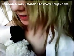 Chubby camden connors masturbates with a vibrator on her bed