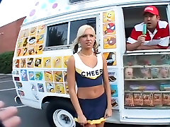 Best pornstar Kacey Jordan in amazing blonde, cheerleaders adult scene