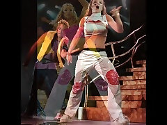 Britney jav nude acd diyor Hot PVC Stage Cock Teasing Outfit