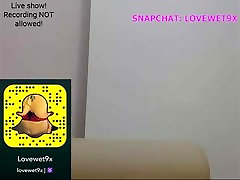 French Live show-Snapchat: LoveWet9x