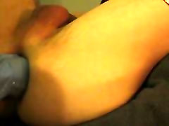 Lovely double tiny asian fucked deep fist by GF with blue gloves