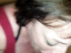 My sister bcuckoldher son mom small skirt sex takes a facefuck and facial