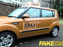 Fake Driving School natasha malkova hd video Teen Creampied by Instructor