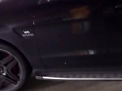 Pissing in car park