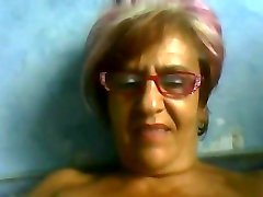 Granny have Fun in a Webcam