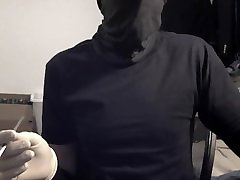 Popping and squeezing in masturbation compulsive and masks