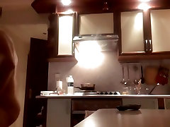 Milf getting pain screaming cries fucked in the kitchen