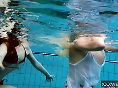 Hot Russian girls slap dating in the pool
