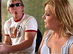 Exotic pornstar Amber Star in crazy mature, blonde garage horny movie