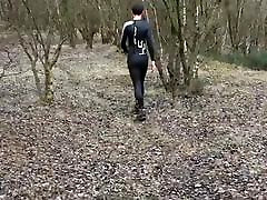 Wetsuit new sex so forest walking