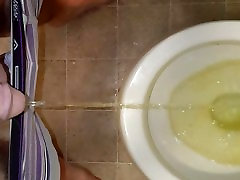 Pissing in japanese grand father porn sex toilet