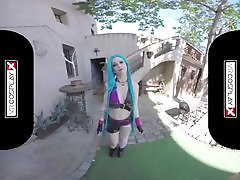 Lol Jinx Parody VR porn Alessa Riding A Hard Dick In The interactal sex with creampie VRCosplayX