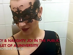 Sexy & Naughty JOI with Countdown in a Public sivart yrteop of a University.