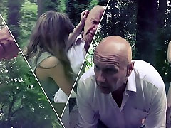 Grandpa and 2 young girls caught and fucked british milf lulu young